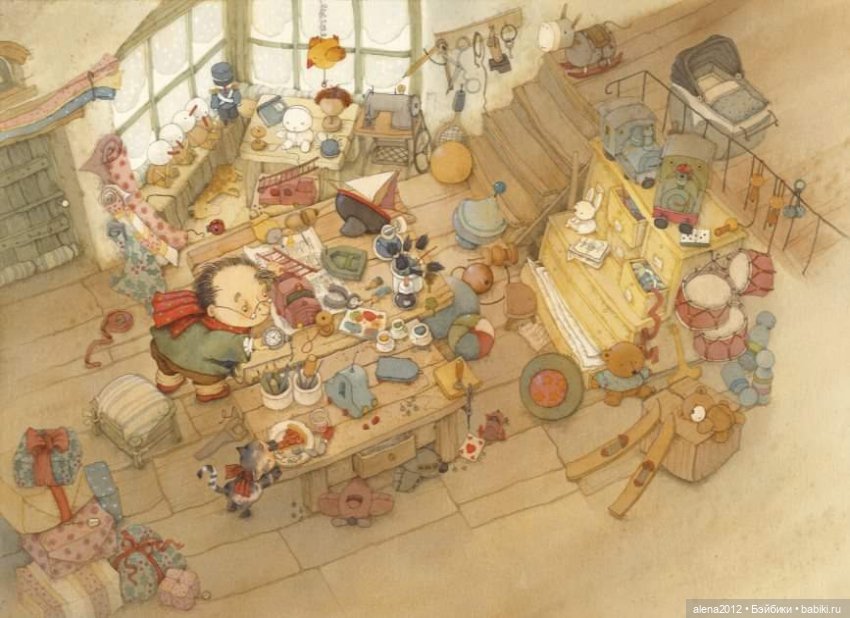 Ева Тарле (Eve Tharlet) - иллюстрации к детским книгам