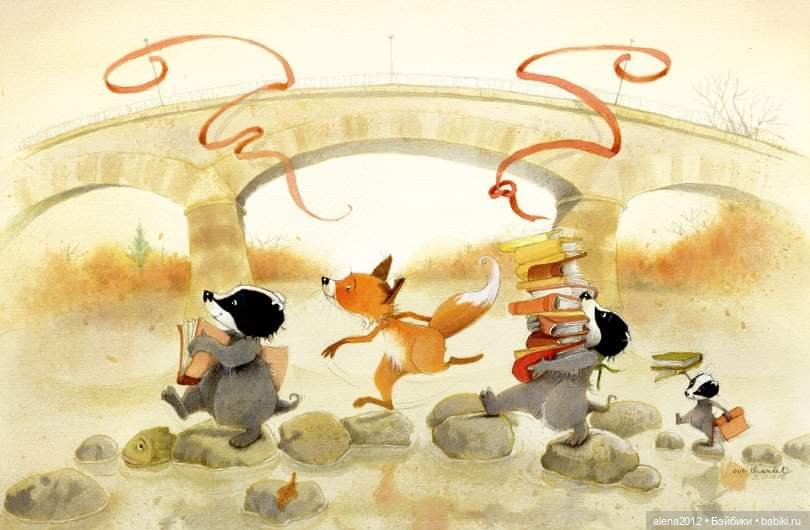 Ева Тарле (Eve Tharlet) - иллюстрации к детским книгам