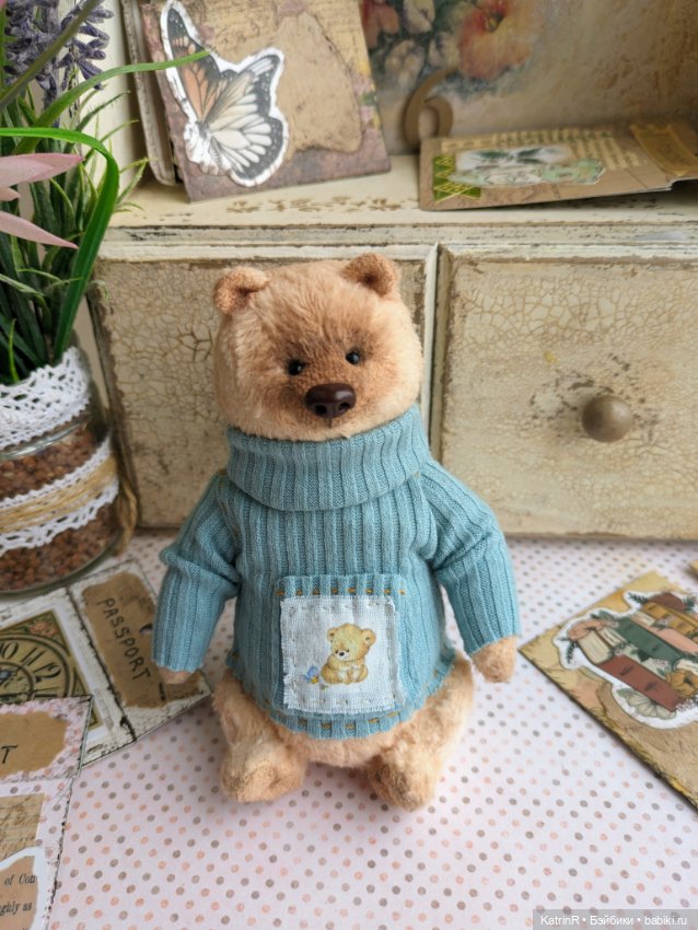 Мишка Бо — Авторские мишки Тедди и друзья: фото (фото 3)