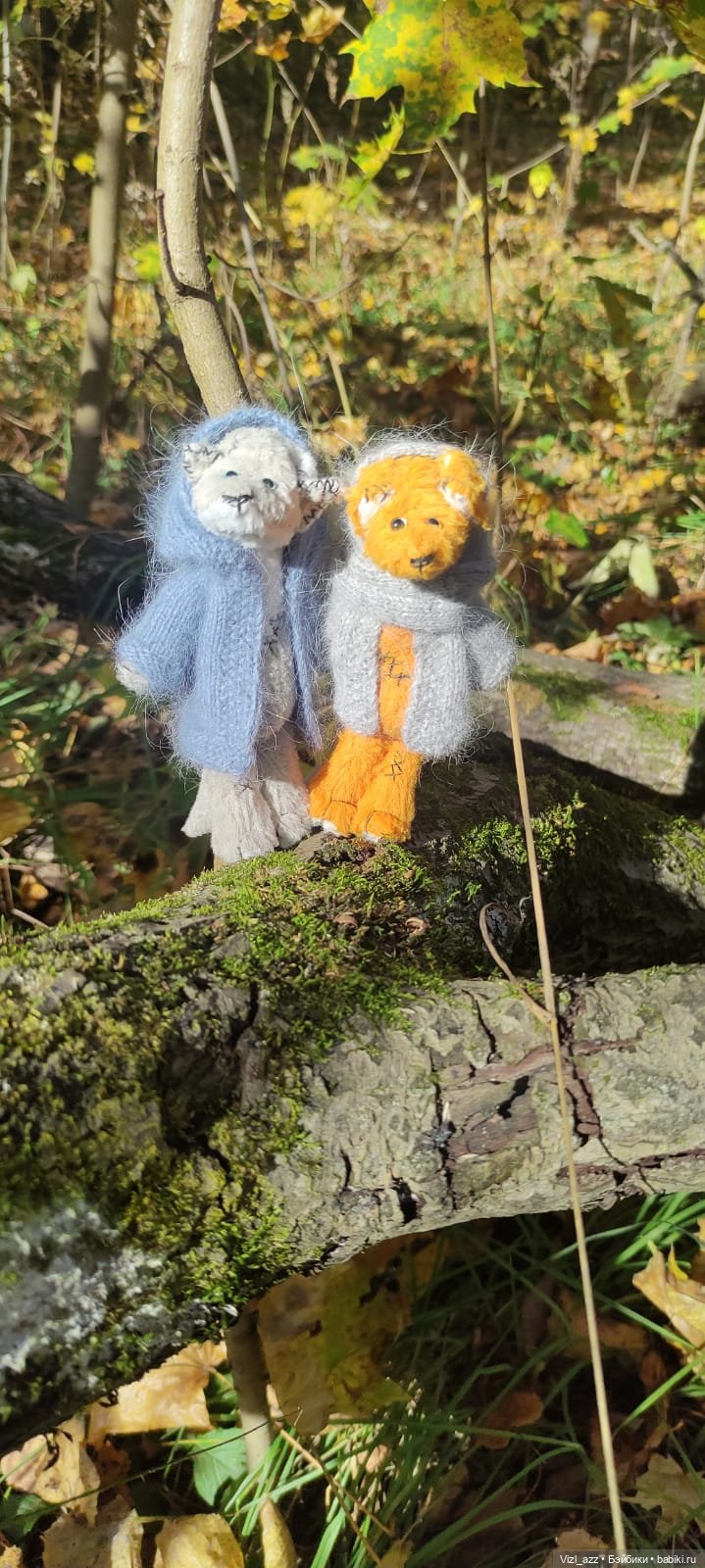 Лисья компания — Текстильные игрушки и примитивы: кофейные (фото 8)