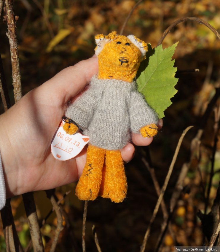 Лисья компания — Текстильные игрушки и примитивы: кофейные (фото 6)