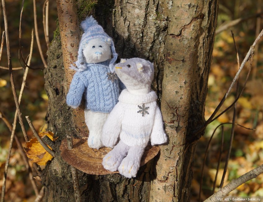 Лисья компания — Текстильные игрушки и примитивы: кофейные (фото 2)