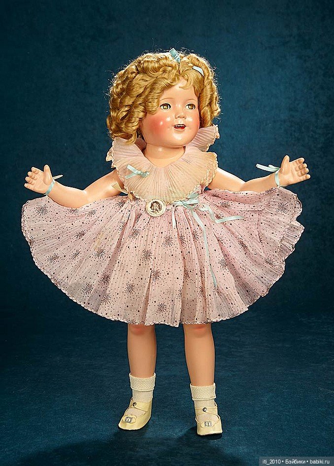 Композитная кукла Ширли Темпл от Ideal из 1930-х