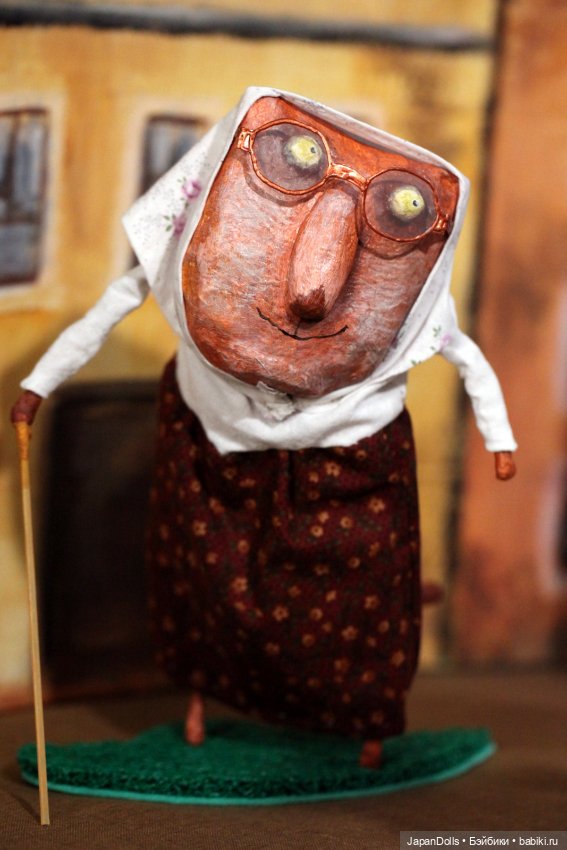 "Бабуля" на выставке "Куклы с характером. Четвертая высота" (фото 2)