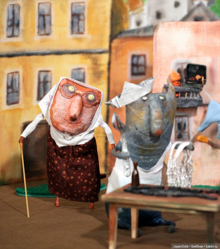 "Бабуля" на выставке "Куклы с характером. Четвертая высота"
