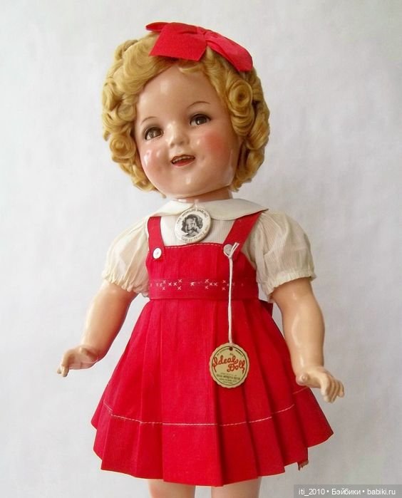 Композитная кукла Ширли Темпл от Ideal из 1930-х (фото 5)