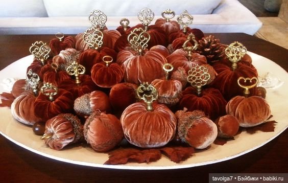 Бархатные тыквы для осенних праздников