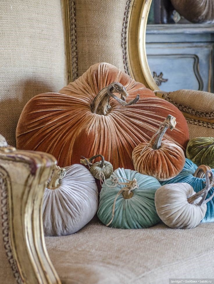 Бархатные тыквы для осенних праздников
