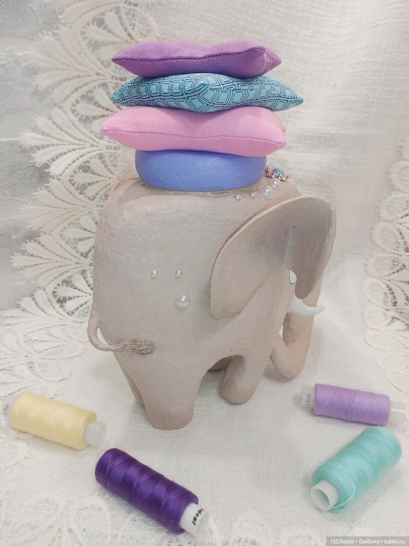 Слоник — Лепка авторских игрушек и папье (фото 6)