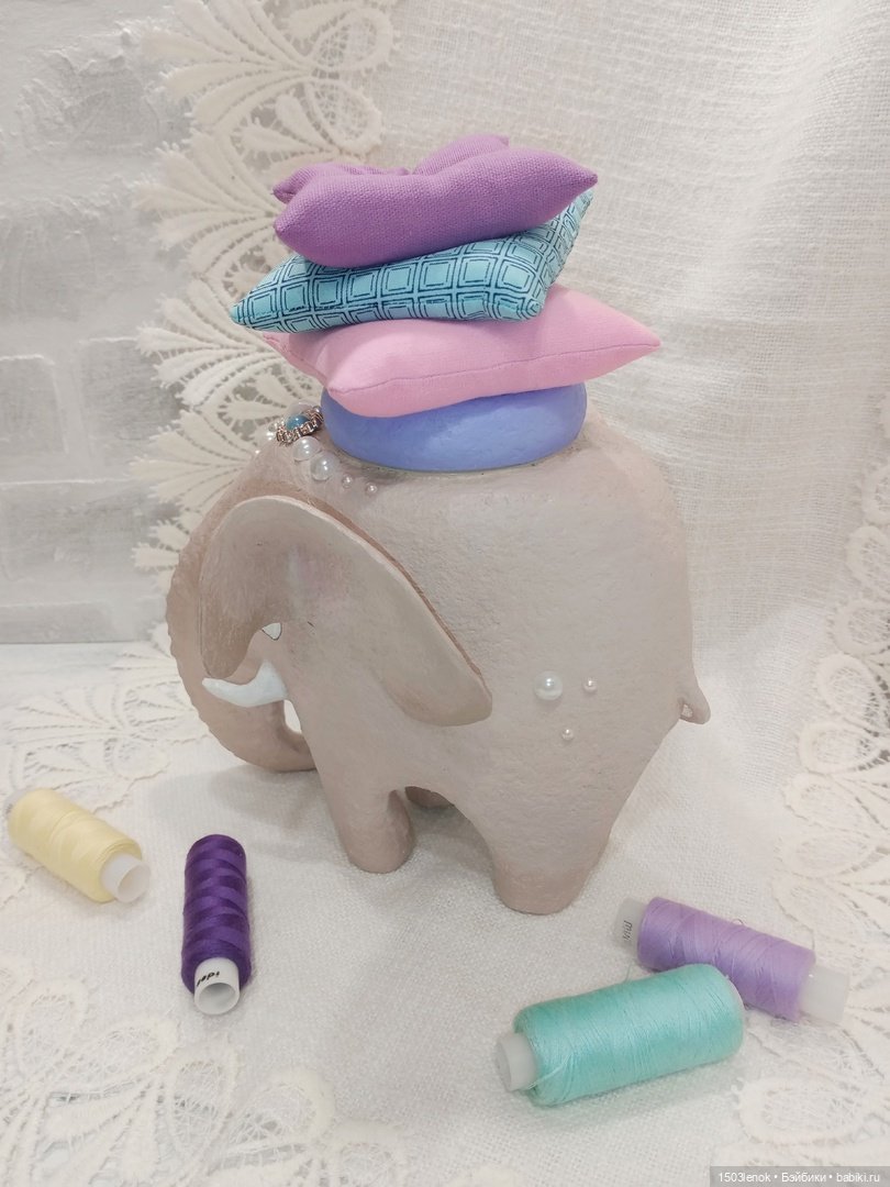 Слоник — Лепка авторских игрушек и папье (фото 5)