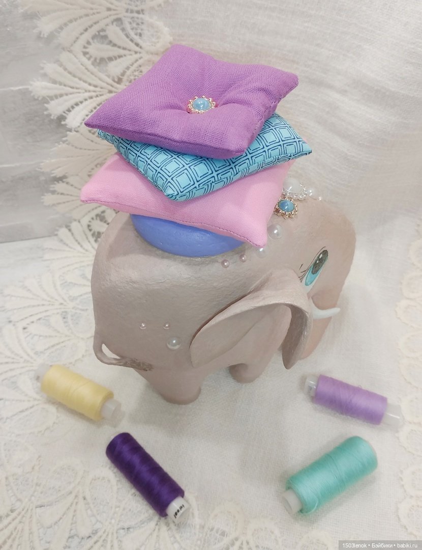 Слоник — Лепка авторских игрушек и папье (фото 8)