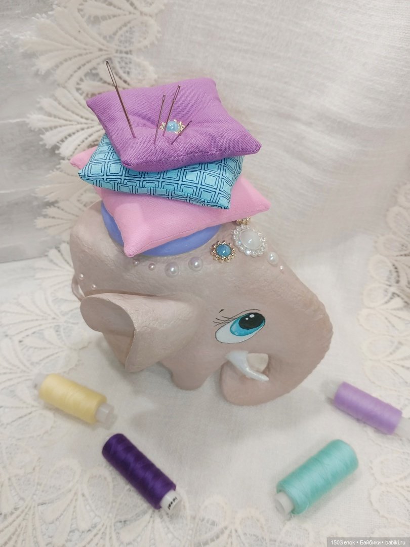 Слоник — Лепка авторских игрушек и папье (фото 10)