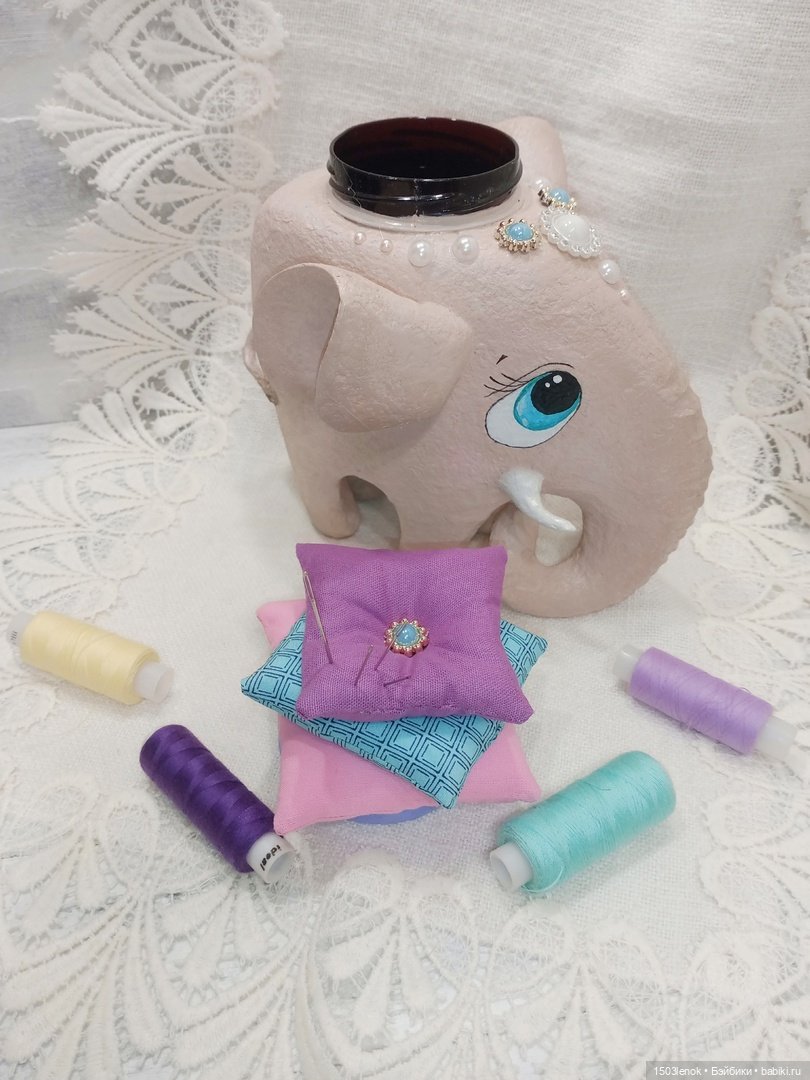 Слоник — Лепка авторских игрушек и папье