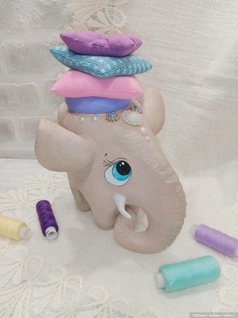 Слоник — Лепка авторских игрушек и папье (фото 2)