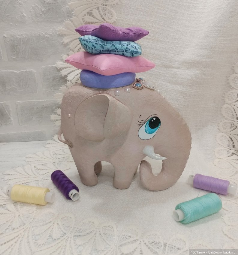 Слоник — Лепка авторских игрушек и папье