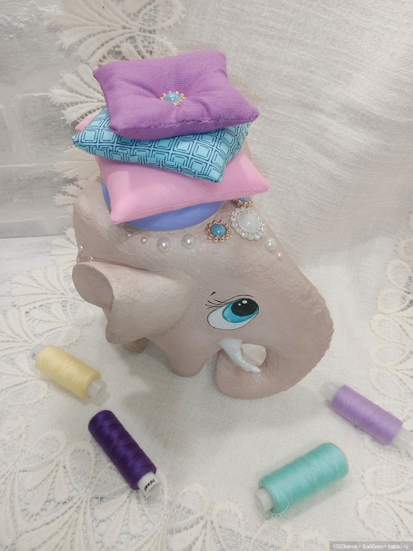 Слоник — Лепка авторских игрушек и папье (фото 9)