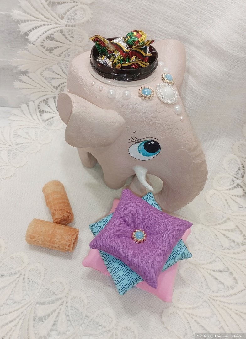 Слоник — Лепка авторских игрушек и папье