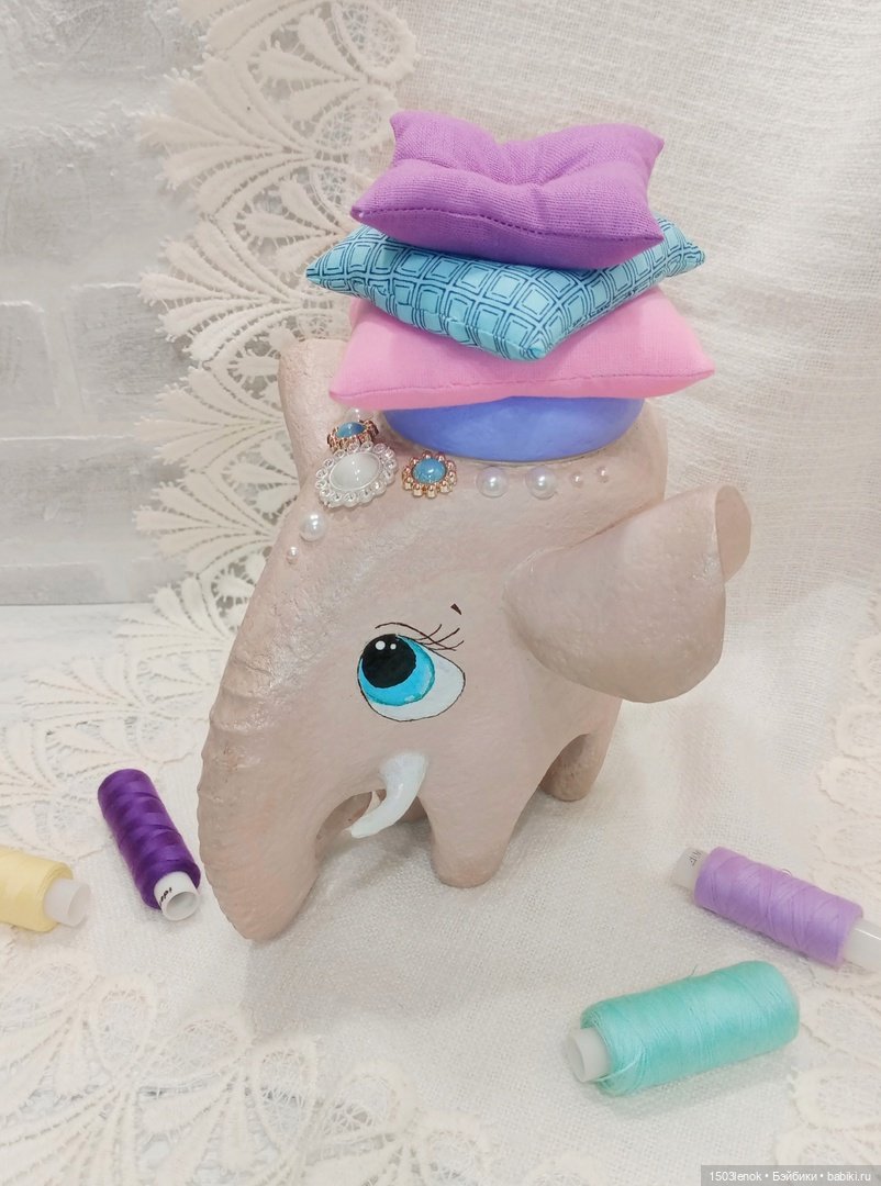 Слоник — Лепка авторских игрушек и папье (фото 4)