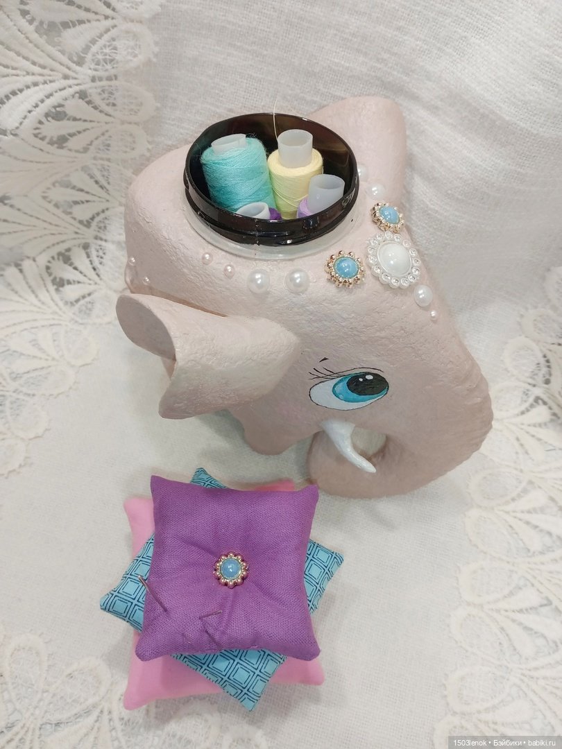 Слоник — Лепка авторских игрушек и папье