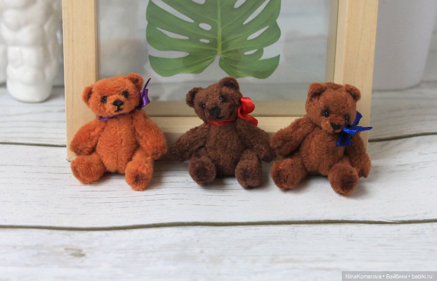 Мишки-малыши 5 см — Авторские мишки Тедди и друзья: фото