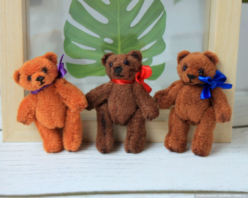 Мишки-малыши 5 см — Авторские мишки Тедди и друзья: фото (фото 2)