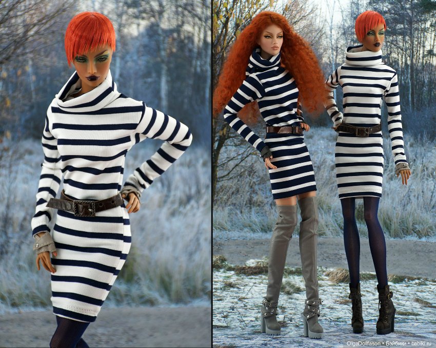 Альбомы с выкройками для кукол. Альбом №2 Куклы 1/4 fashion dolls (фото 10)