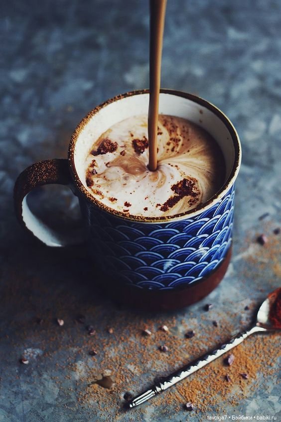 Индиго и коричневый осени