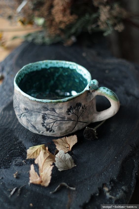 Индиго и коричневый осени