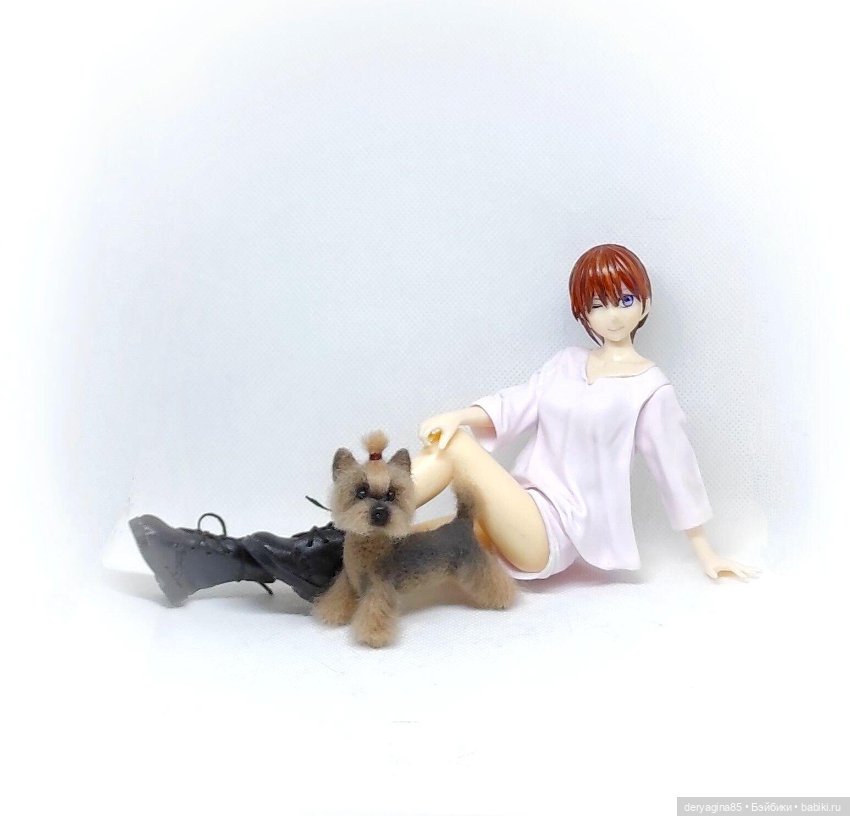 Йоркширский терьер — Валяные игрушки из шерсти: сухое валяние