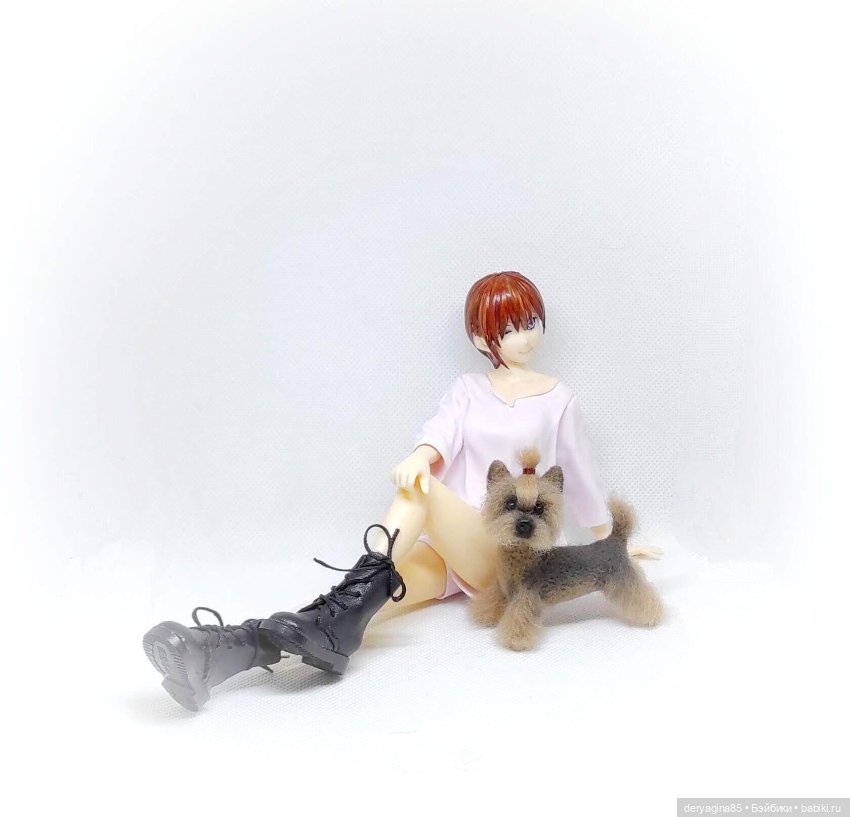 Йоркширский терьер — Валяные игрушки из шерсти: сухое валяние (фото 6)