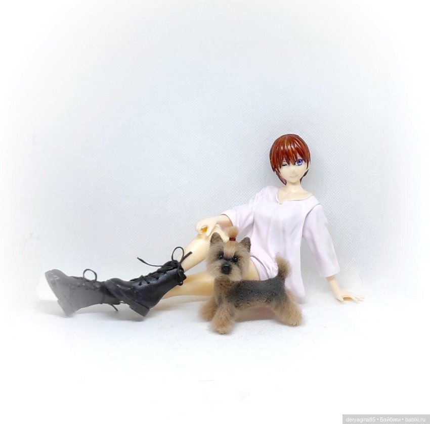 Йоркширский терьер — Валяные игрушки из шерсти: сухое валяние (фото 7)