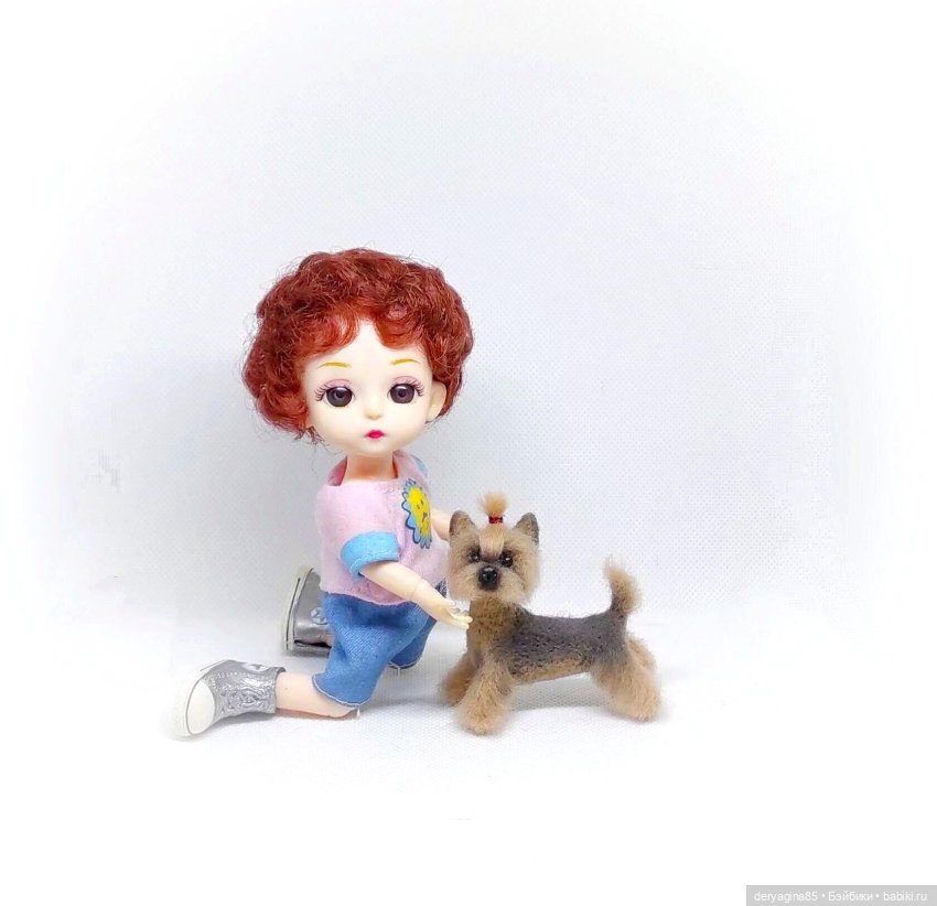 Йоркширский терьер — Валяные игрушки из шерсти: сухое валяние (фото 4)