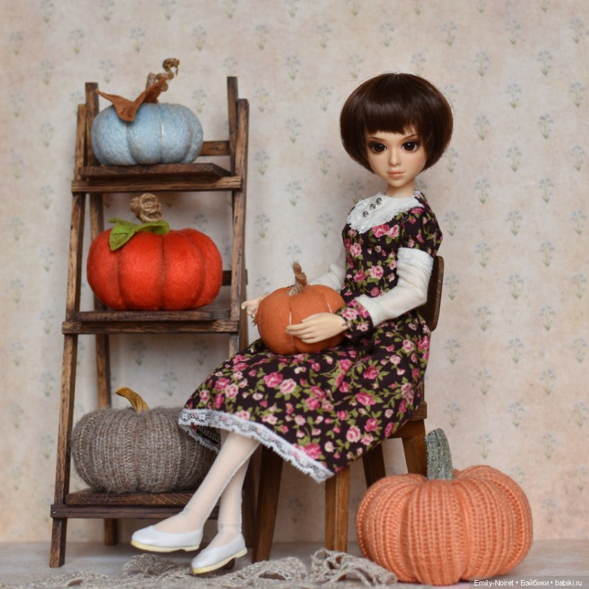 Мила и тыквы — Куклы Milim Studio (Милим): российские БЖД (фото 3)