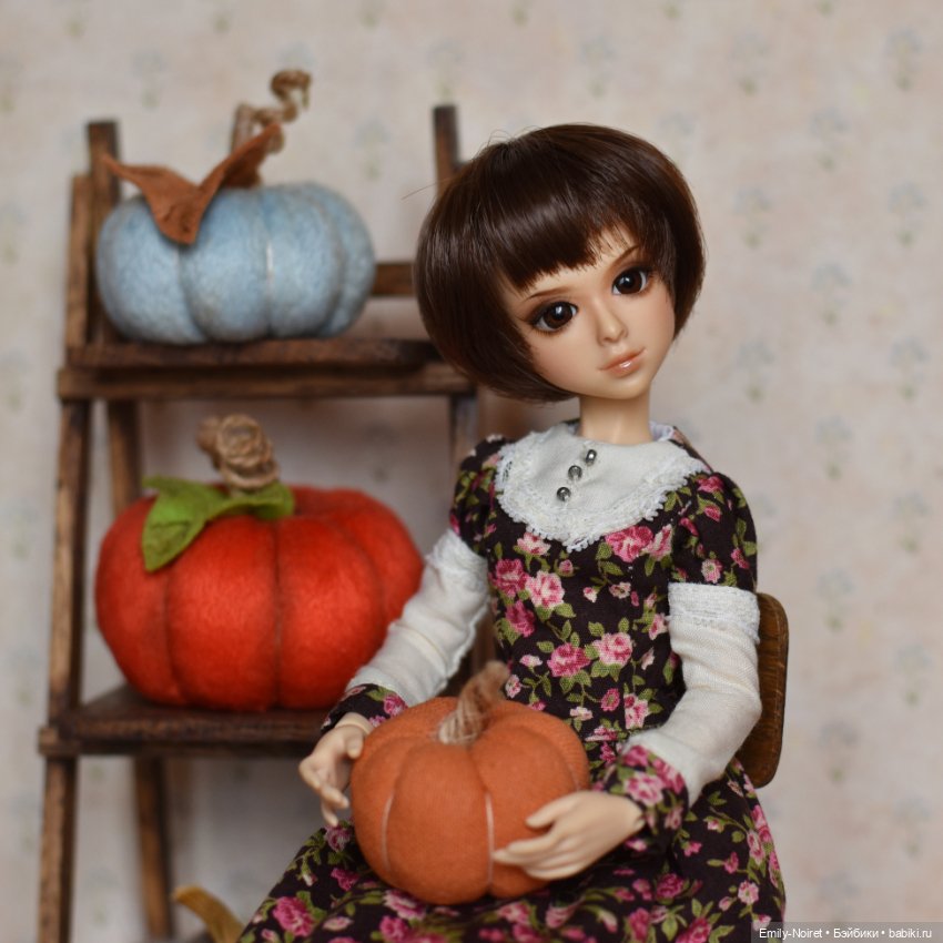 Мила и тыквы — Куклы Milim Studio (Милим): российские БЖД (фото 4)