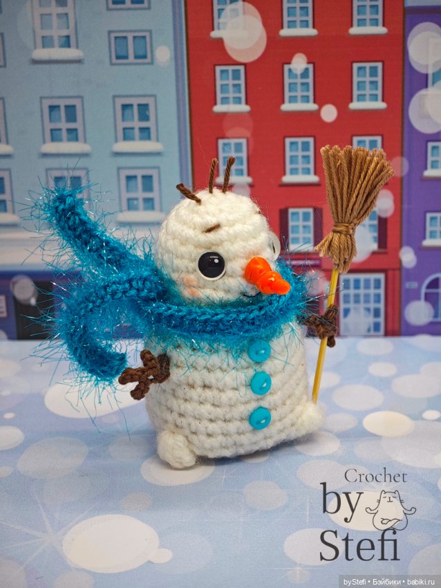 Снеговичок в шапке-ушанке (фото 9)