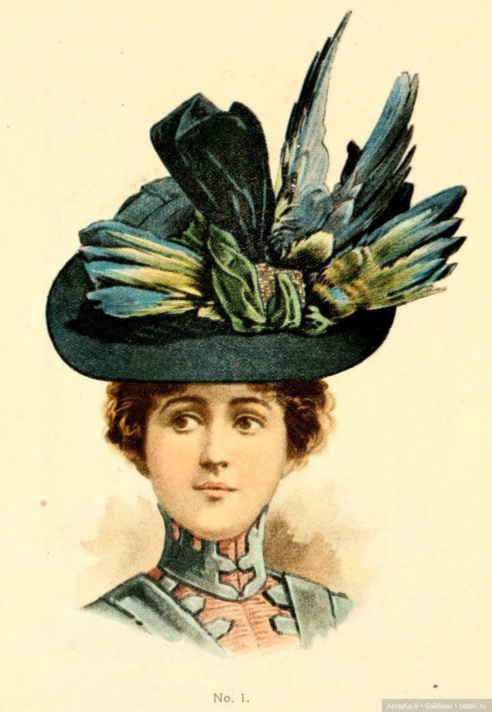 Шляпки и муфты с декором из перьев