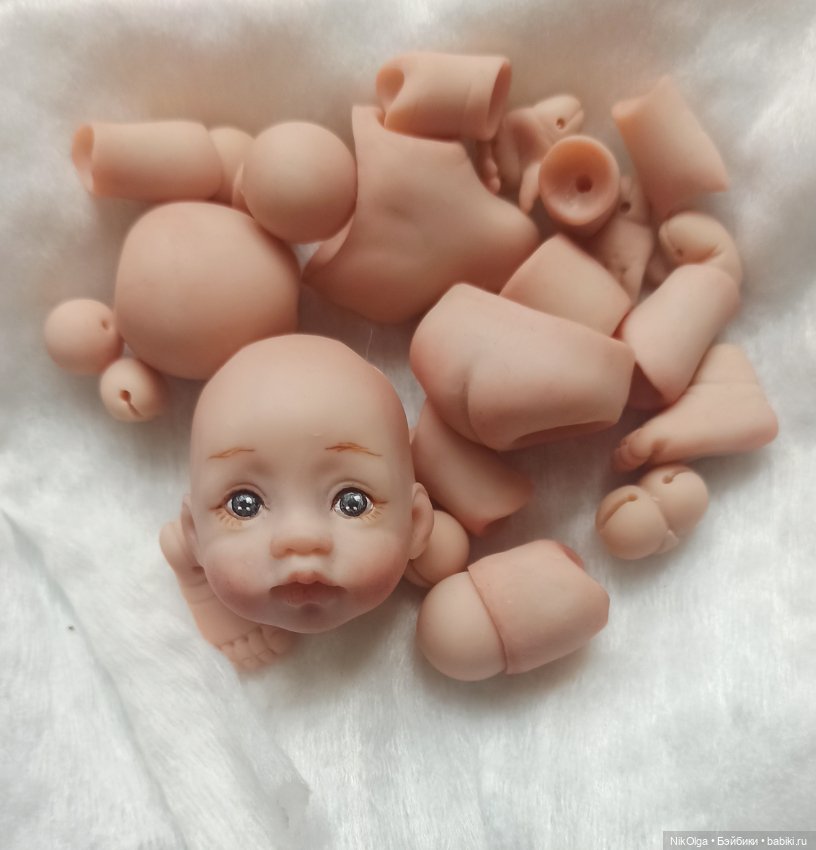 Пока детальки — Авторские шарнирные куклы своими руками: лепка (фото 4)