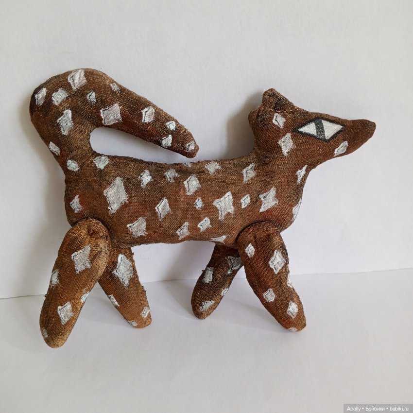 Звёздный волк — Текстильные игрушки и примитивы: кофейные (фото 10)