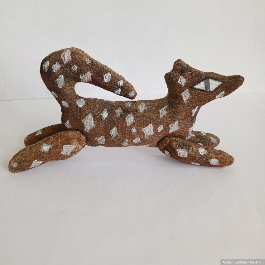 Звёздный волк — Текстильные игрушки и примитивы: кофейные (фото 3)