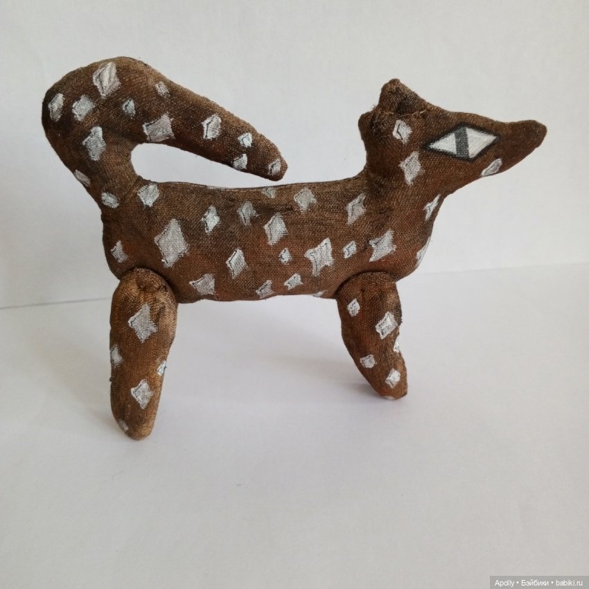 Звёздный волк — Текстильные игрушки и примитивы: кофейные (фото 6)