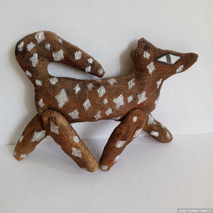 Звёздный волк — Текстильные игрушки и примитивы: кофейные (фото 9)