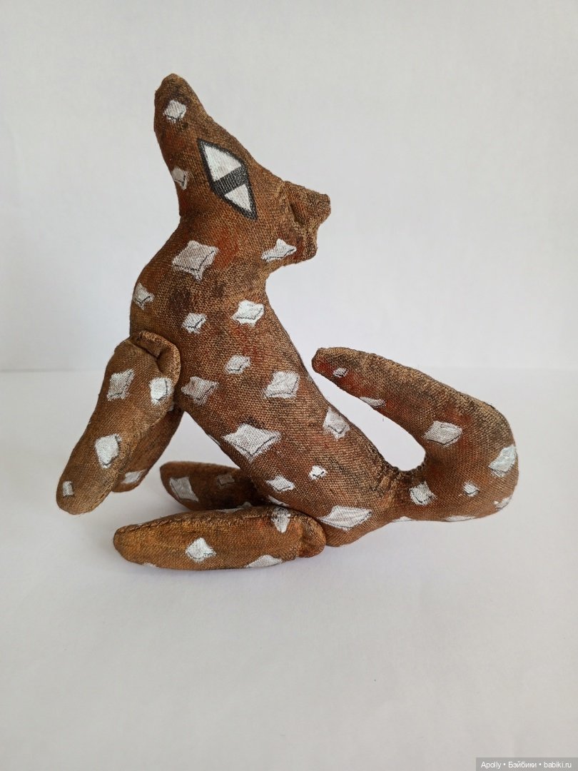 Звёздный волк — Текстильные игрушки и примитивы: кофейные (фото 2)