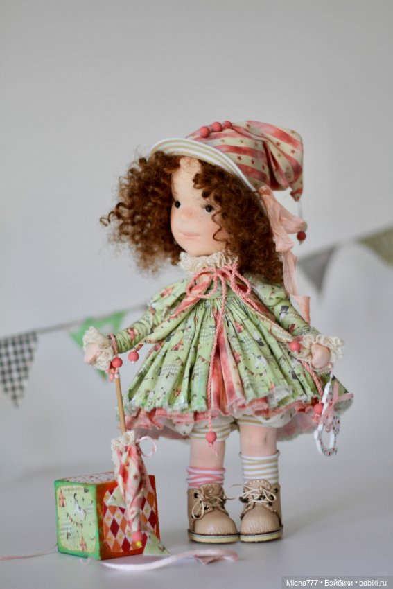 Алиса — Авторские текстильные куклы: Вальдорфские (фото 2)