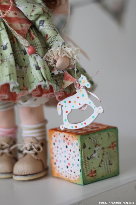 Алиса — Авторские текстильные куклы: Вальдорфские (фото 5)