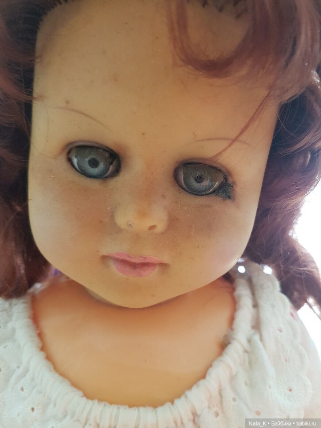 "Веснушки" у старой куклы. Поделитесь опытом (фото 3)