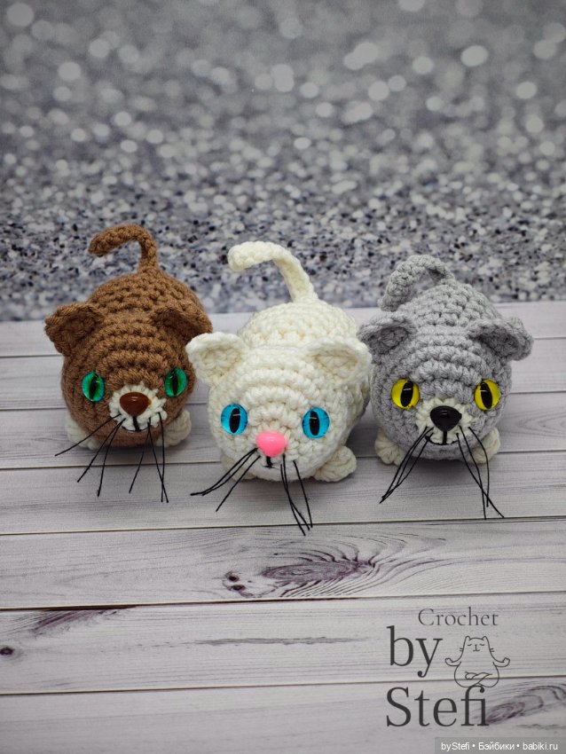 Стадо котиков — Вязаные игрушки и амигуруми: крючком