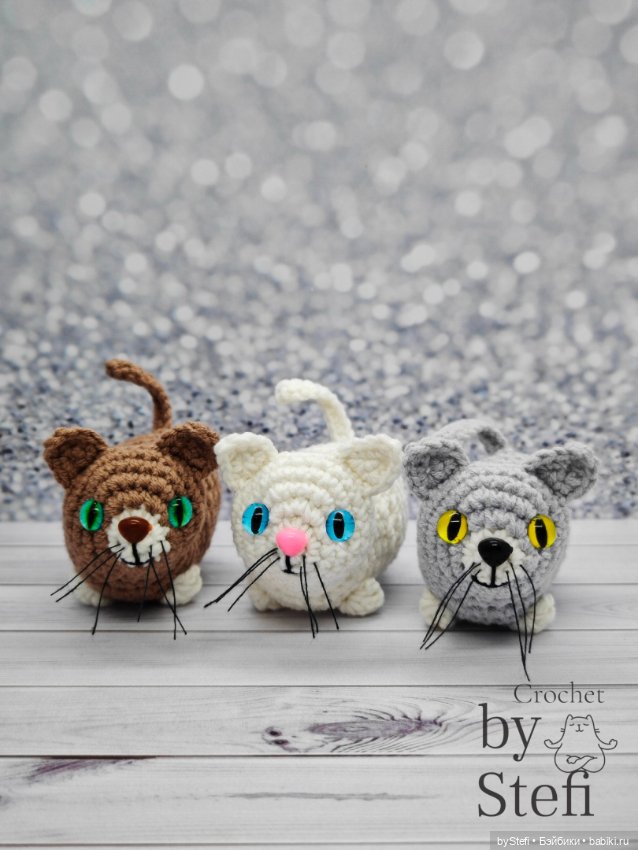 Стадо котиков — Вязаные игрушки и амигуруми: крючком