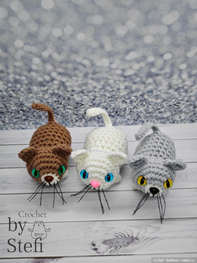 Стадо котиков — Вязаные игрушки и амигуруми: крючком