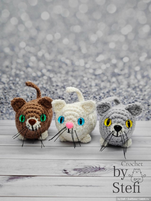 Стадо котиков — Вязаные игрушки и амигуруми: крючком