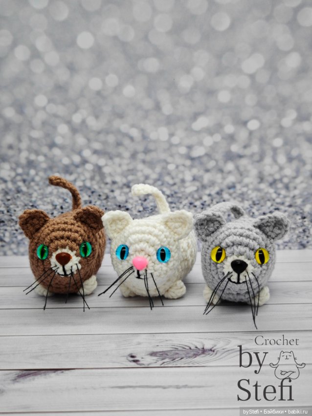 Стадо котиков — Вязаные игрушки и амигуруми: крючком